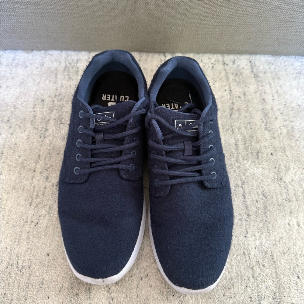 CUATER by Travis Mathew The Daily Wool Sneakers Mens 11 Blue Casual Golf Shoes